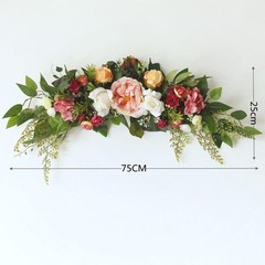 Wedding Arch Flowers Floral Garland Greenery for Spring Backdrop Wall Decor