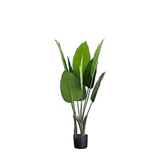 2 Green 3 ft Bird of Paradise Potted Artificial Plants Party Home Decorations