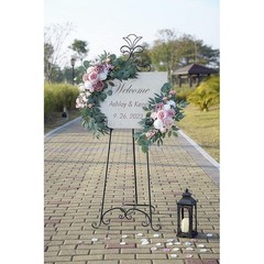 Wedding Flowers Arch Set Silk Rose Decorations Outdoor Garden Ceremony New