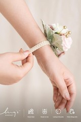 Ling’s Moment 2pcs Prom Wrist Corsage Artificial Flowers, Girl/Mother Corsage…