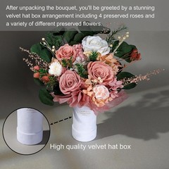 Elegant Mixed Roses Preserved Bouquet – Hassle-Free Gift for Special Occasions
