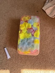 Assorted Multicolored Artificial Silk Rose Petals in Storage Container