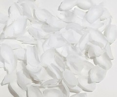 White Silk Rose Petals Wedding Bride Party Confetti Flower Birthday Vase Decor
