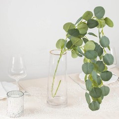 3 Green 41 in Silk Eucalyptus Leaves Hanging Artificial PLANT STEMS Party Events