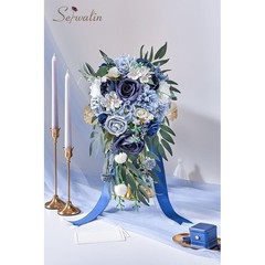 Artificial Wedding Bouquet Silk Floral Arrangement Bridesmaids & Events New