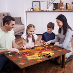 Turkey Bulletin Board Decoration Set Thanksgiving Turkey Crafts Large Brown