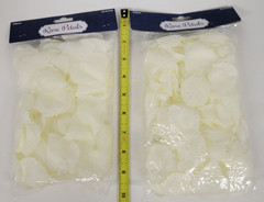 500pc White Faux Rose Petals Artificial Wedding Flower Petals Romantic Decor