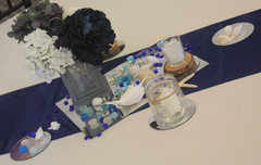 Lot Florals Centerpieces Bouquets Lanterns Decorations BLUES, BEACH, BOHO Event