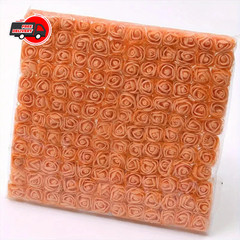 144Pcs Mini PE Foam Rose Heads Red Lace Flowers DIY Wedding Home Decor 2cm
