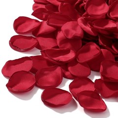 200Pcs Simulated Silk Rose Petal Realistic Cloth Petal for Wedding Supplies