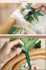 Ling’s Moment 8 White Aisle Pew Artificial Flowers Arrangements Babysbreath f…