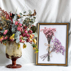 10/12/24/36 Pack Mini Dried Flowers for Vase Wedding Various Mini Bouquet Dried