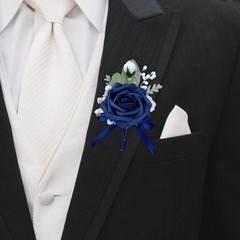 CherishedMoments Corsage and 6.7 inches x 5.3 inches, Dark Navy Blue