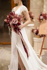 Lings Moment Wedding Flower Collection Dusty Rose And Burgundy.