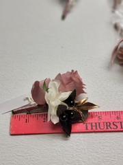 Ling’s Moment Boutonniere Set 6Pc Groom Groomsmen Wedding Artificial Flower