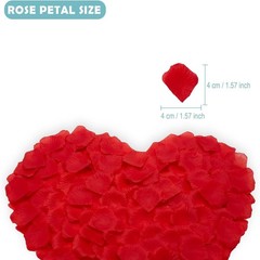 500 Lightweight Artificial Rose Petals – Perfect for Wedding & Anniversary Love