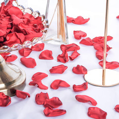 Burgundy Rose Petals 300Pcs Silk Rose Petals Flower Petals for Wedding Flower Gi
