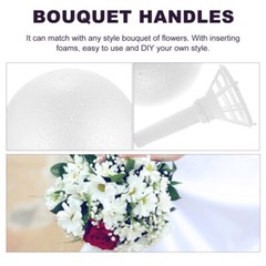 2 Sets Bouquet Holders Wedding Bouquet Handle Floral Handle Holder New