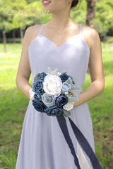 7 Inch Wedding Bouquet Artificial Flowers Bouquet Bridesmaid Bouquet Bridal Bouq