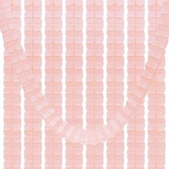 9.8ft Four-Leaf Garland, 9 Pack Tissue Paper Hanging Flower, Coral