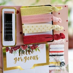 Burgundy Blush Floral Wedding Survival Kit Bridesmaids Gift
