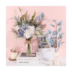 Fake Flowers in Vase Artificial Flowers Coffee Table Decor, Fau… Fast USA SHIP