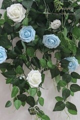 60 Foam Roses Artificial Flowers Wedding Bride Bouquet Home Party Decor