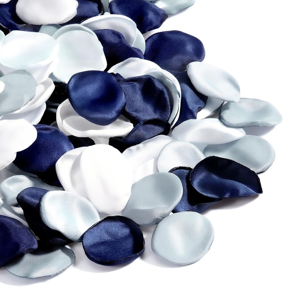 200pcs Silk Rose Petals Weddings Dusty Blue Flower Silk Petals Flower Girl