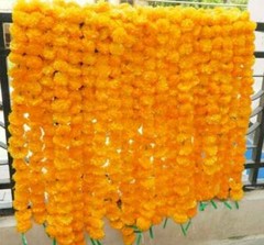 Wholesale Lot Artificial Mango Marigold Garlands Vine Wedding Indian Decoration
