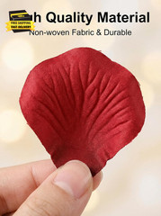 1000 Pcs Artificial Fake Rose Petals,Flower Petals for Romantic Night, Engagemen