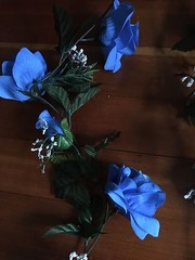 “2” Silk Rose Garlands “Vibrant Royal Blue” 5Ft Wedding/Shower Decor *Gorgeous*