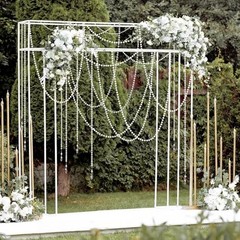 24 Pcs 78ft Wedding Pearl Crystal Garland Faux Pearl Hanging String 78 ft