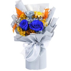 lovenfold Flowers for Delivery Prime,Preserved Bouquets,Blue BLUE