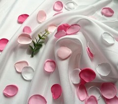 400 piezas de pétalos de rosa para decoración de bodas, pétalos de seda de color