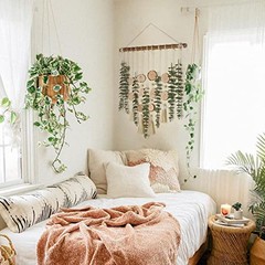 Artificial Eucalyptus Wall Decor Fake Greenery Leaves Stems Wall Hanging