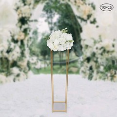 10 Pcs 7.87 inch Diameter Fake Flower Ball Arrangement Bouquet Party Centerpiece