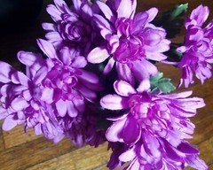 Chrysanthemum Bush Mums Silk Artificial Flowers Bouquet Centerpiece