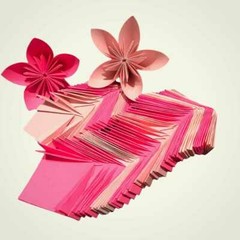 Origami Kusudama Flower Kit – Pre-folded – Ready To Glue Multi-coloured