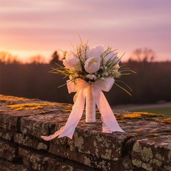 Decor Lightweight Artificial Flower Realistic Floral Handheld Bridal for