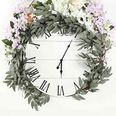5 ft long Frosted Green Artificial Willow Foliage Garlands Wedding Decorations