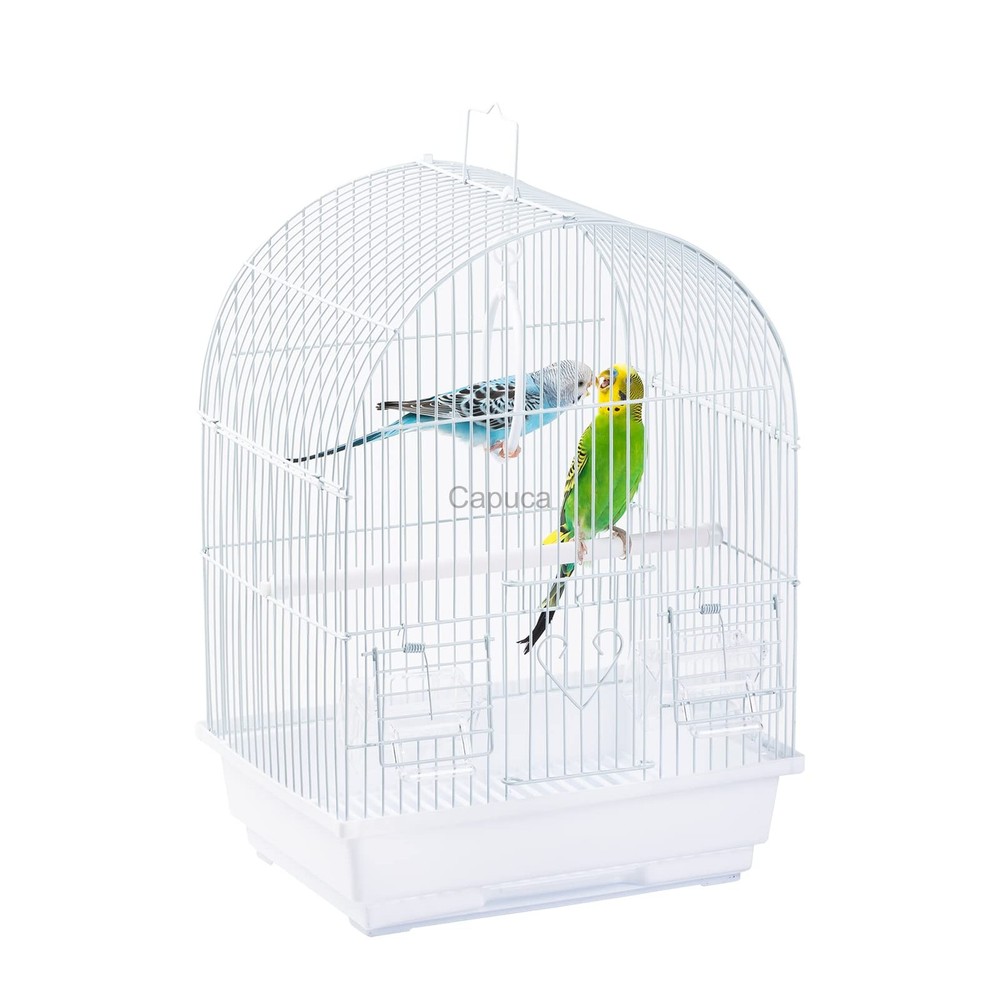 Capuca Small Bird Travel Cage – Lightweight Starter Kit for Parakeets, Lovebirds