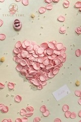 200pcs Dusty Pink Rose Petals for Weddings, Flower Girl Baskets, Aisle Decor, Pa