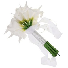 Lily Bouquet Artificial Flower Bridal Bride Bouquets for Wedding