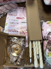 Candlestick Flour Decorations New In Box