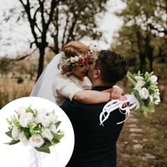 1PC Artificial Bridal Bouquet Decor Bride Bouquet Wedding Bride Flowers Bouquets