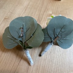 Artificial Bridal Bouquet + 2 Coursage Handmade