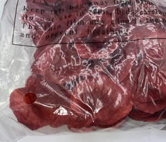 Oriental Trading Burgundy Fabric Rose Petals 200 Pieces per bag two bags