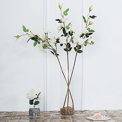 2 CREAM 38″ SINGLE STEM SILK ROSES Bouquets Wedding Centerpieces Decorations