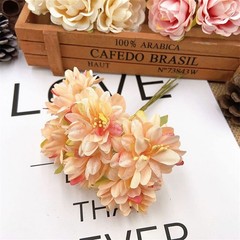 Silk Flower New Color Carnation Headdress Style Small Mori New DIY Material