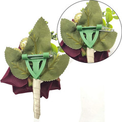 Arlai Wedding Prom Corsage and Boutonniere Set, Rose Wrist Corsage Ribbon Bracel